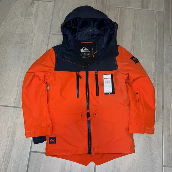 ❄️⛷ QUIKSILVER YOUTH- FAIRBANKS INSULATED SNOW JACKET NWT ⛷❄️ - Picture 6 of 11